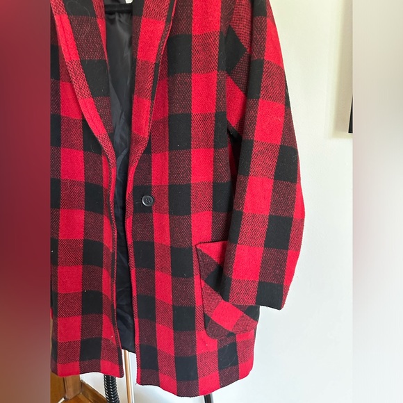 Native Youth Logger Check Plaid Jacket Size XS - Picture 6 of 7